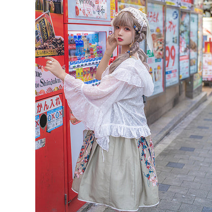YuanSu - White Sun-proof Dual Use Lolita Cardigan