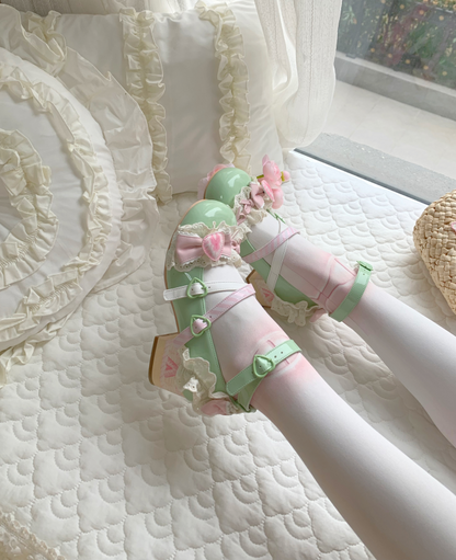 Aimee - Strawberry Limited 2.0 - Sweet Lolita Mary Jane Heel Shoes
