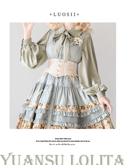 YuanSu - Mayer's Whisper - Vintage Lolita Large Sleeve Blouse