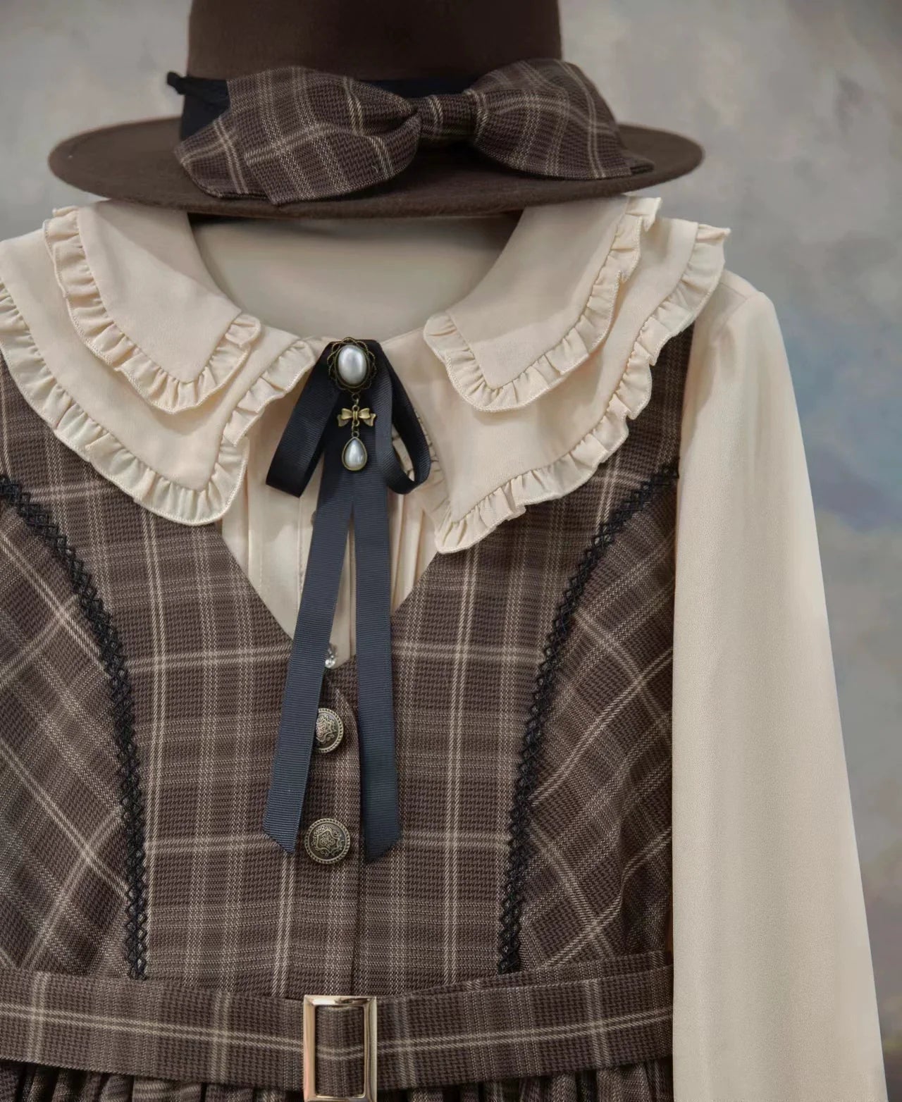 Forest Song - Griffin's Appointment - Daily Lolita Tie Black Bow Tie