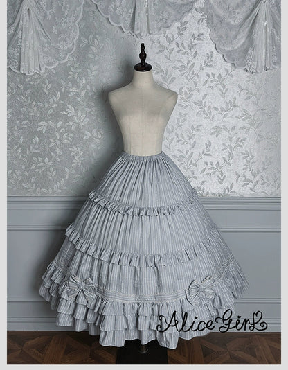 Alice Girl - Duke of Victoria - Classic Lolita SK & Overskirt Set
