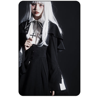 Susin Lolita - Cross Praise - Nun Style Gothic Lolita Dress and Blouse