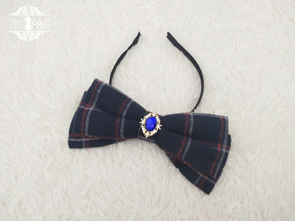 Miss point - Rose Silhouette - Lace Bow KC Lolita Accessories