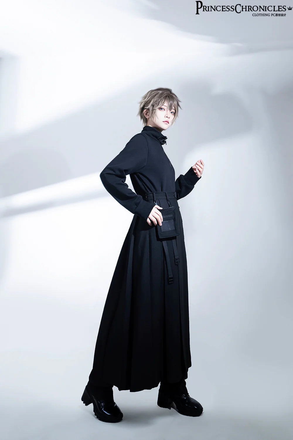 Princess Chronicles - Nameless Blade - Waste Soil Handsome Black Skirt