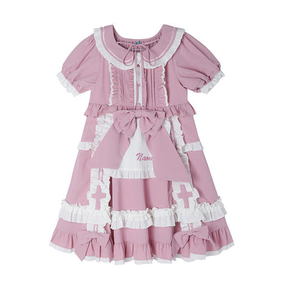 Niu Niu - Plus Size Lolita Nurse Summer OP Dress