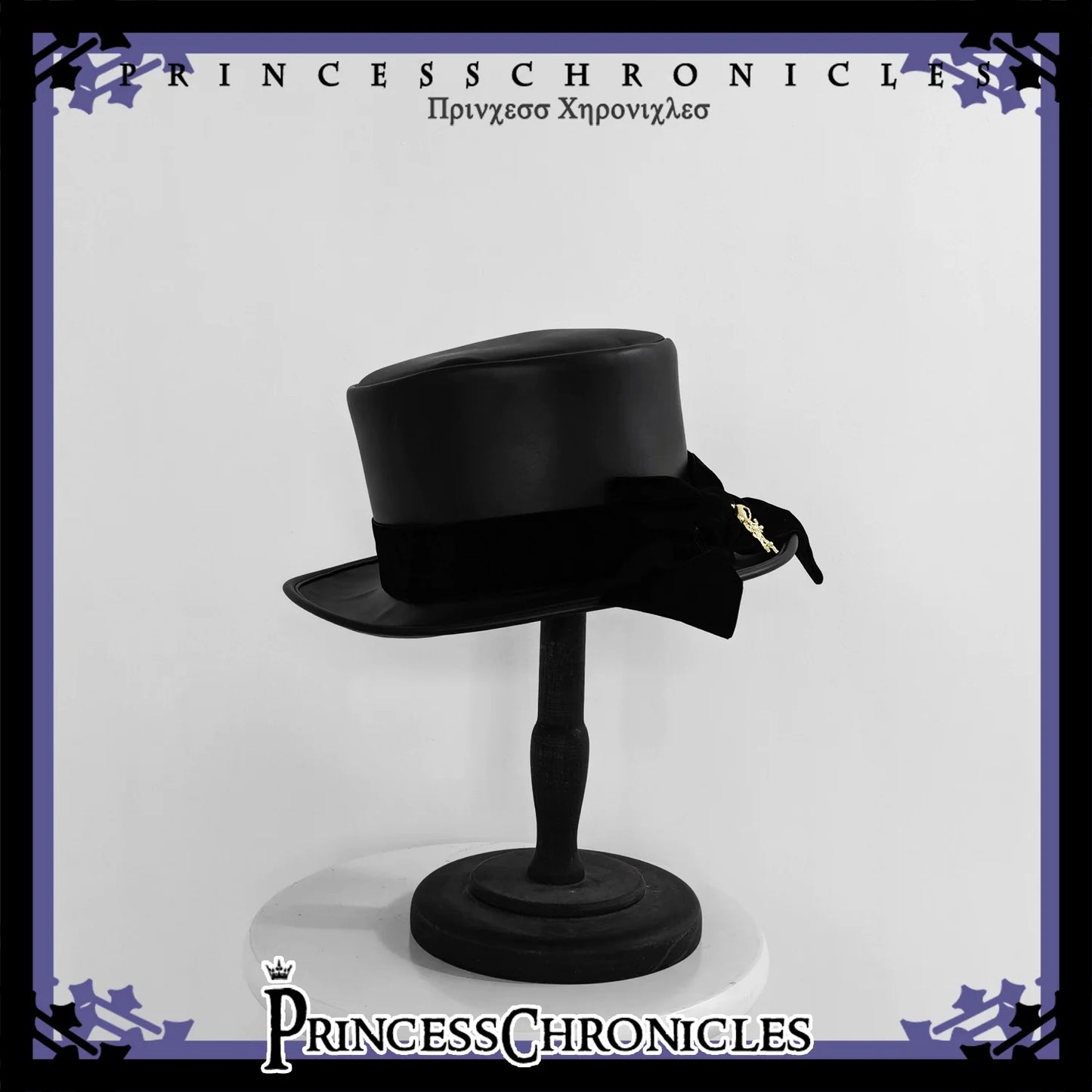 Princess Chronicles - Doll - Black Ouji Lolita Hat Retro Prince Bowler Hat