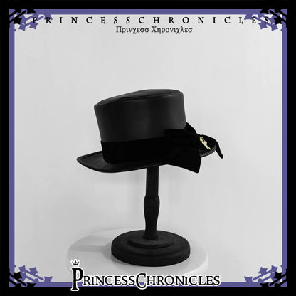 Princess Chronicles - Doll - Black Ouji Lolita Hat Retro Prince Bowler Hat