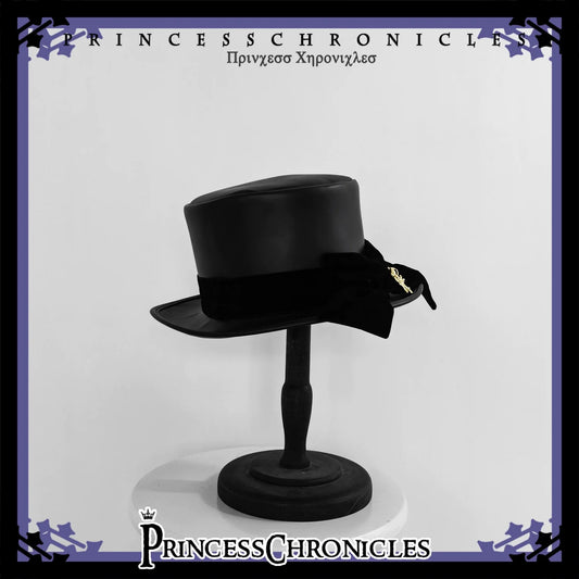 Princess Chronicles - Doll - Black Ouji Lolita Hat Retro Prince Bowler Hat