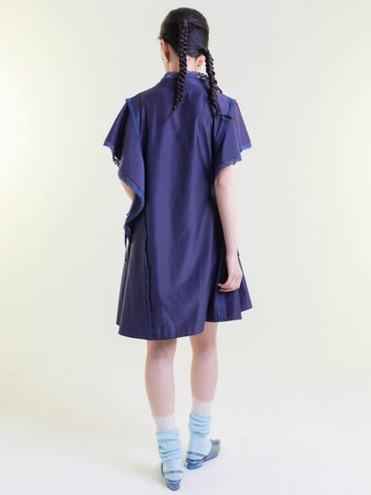 Ruffles Asymmetry Dress【s0000001892】