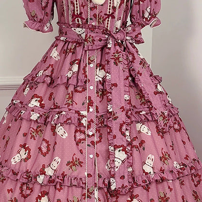 Miss Point - Forest Berry Bunny - Classic Lolita Accessory Cute Rabbit BNT KC and Brooch