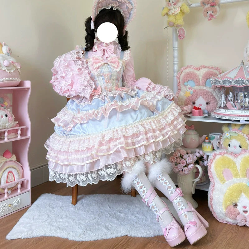 Hanguliang - Star Love Song - Wedding Sweet Lolita JSK Suit Doll-like Dress