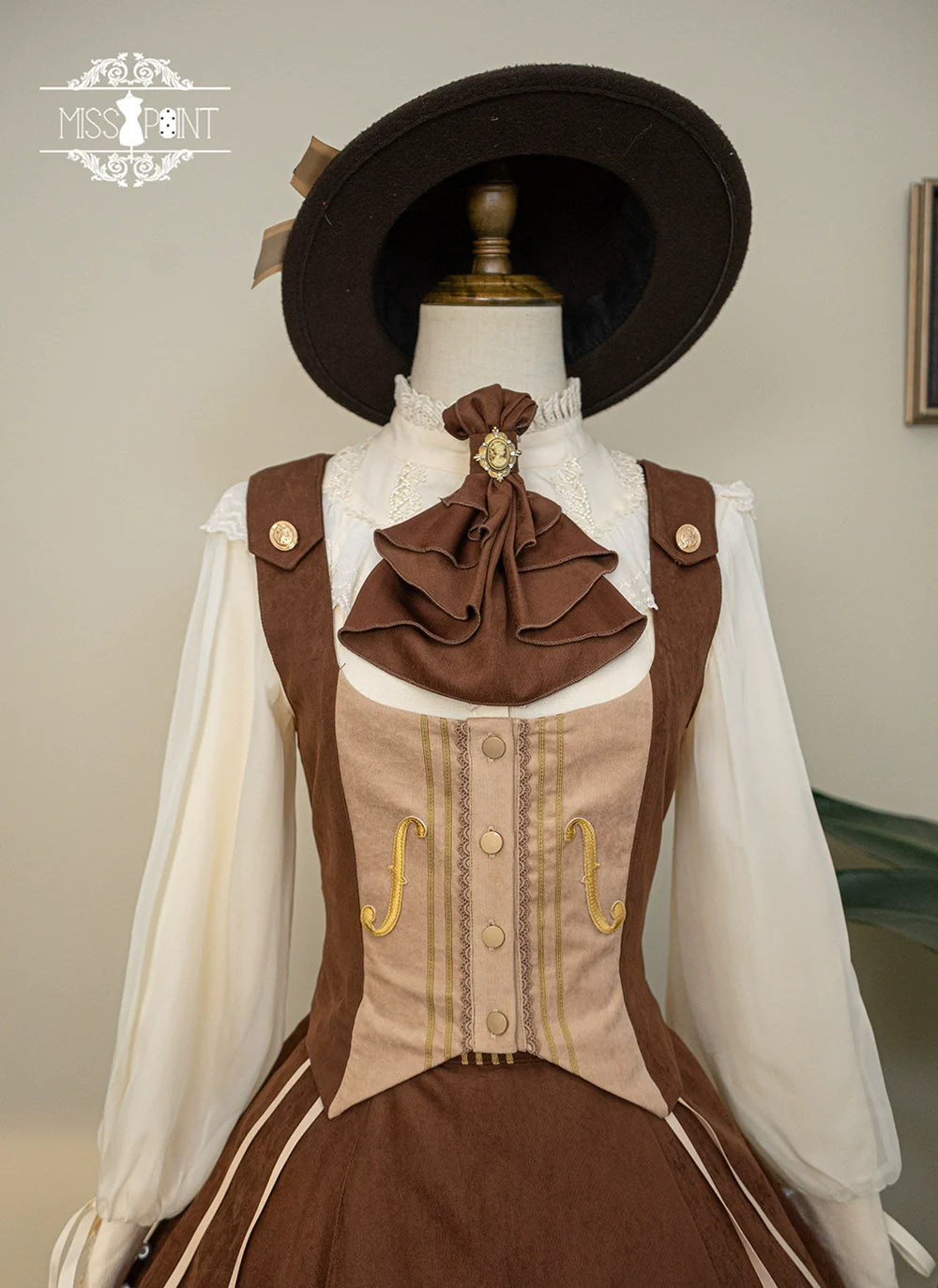 Miss Point - Golden Movement - Elegant Lolita Waistcost Short Vest Customized