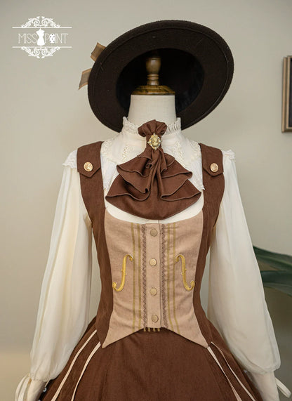 Miss Point - Golden Movement - Elegant Lolita Waistcost Short Vest Customized