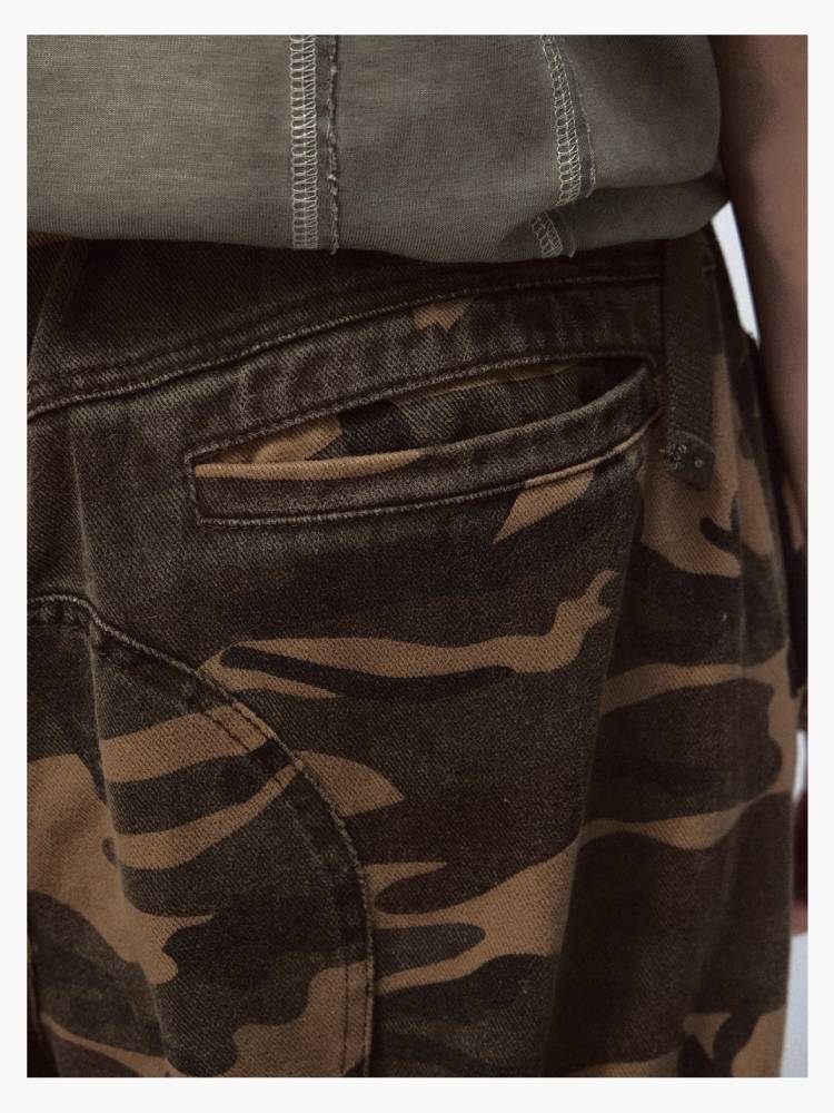 Camouflage retro style casual pants【s0000009219】