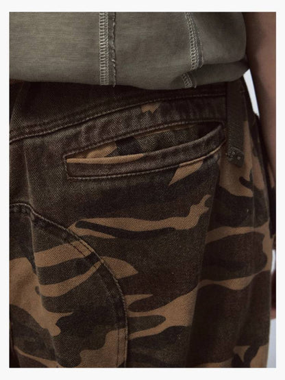 Camouflage retro style casual pants【s0000009219】