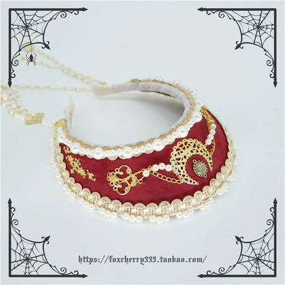Fox Cherry--Lolita Palace Retro Head Ornament Hair Crown