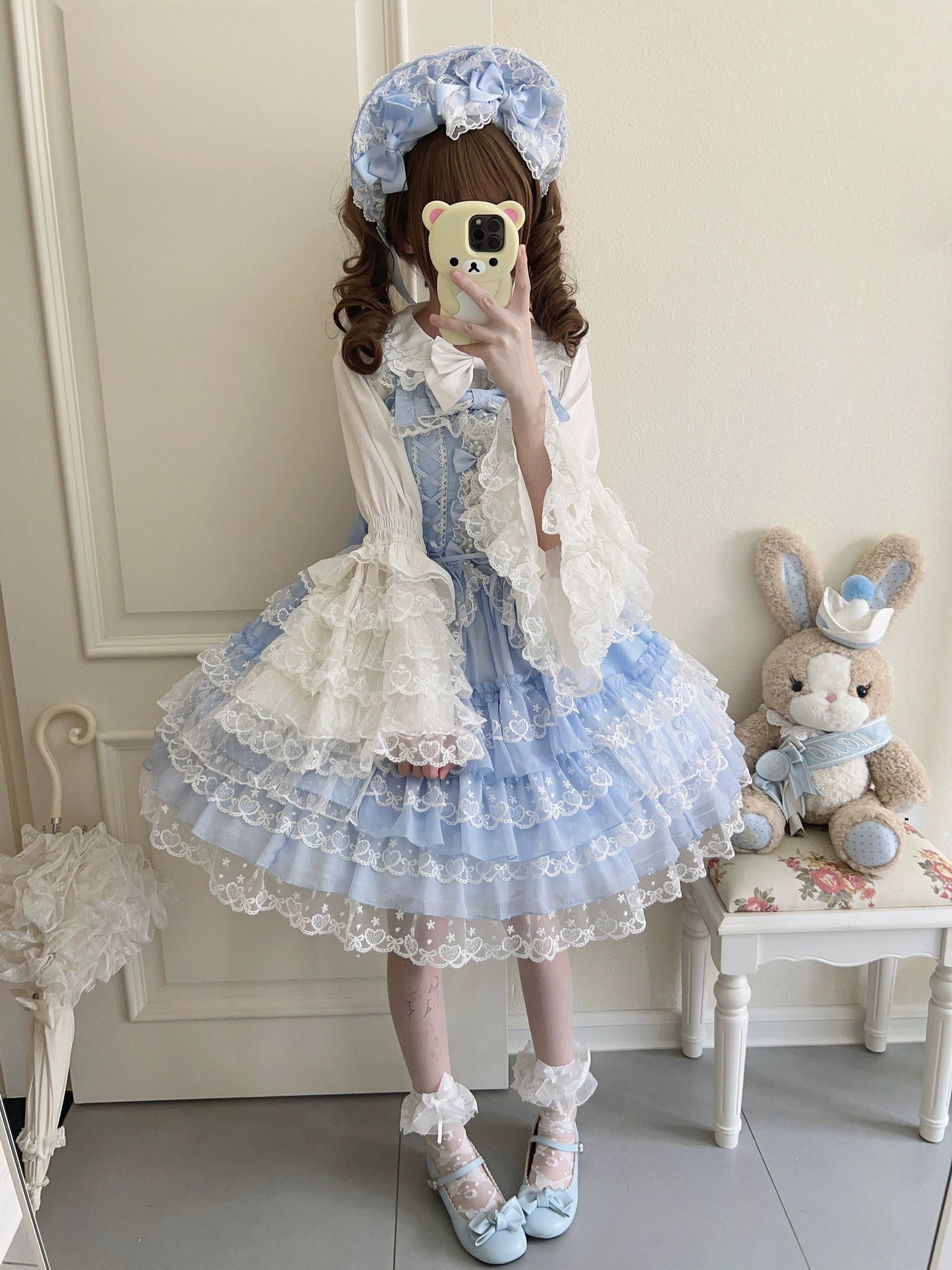 Sugar Girl - Love Overture - Sweet Lolita JSK, Tiered Ruffles Dress