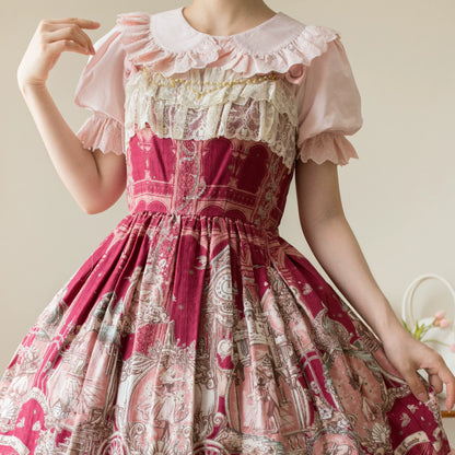 MIST - Cotton Kawaii Lolita Blouse, Short Sleeve