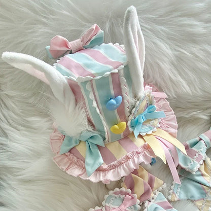 Sakurahime - Werid Theatre - Sweet Lolita Blackpink Stripe OP