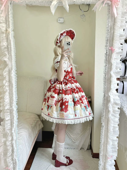Dark Star Island - Honey Bunny Cake - Sweet Lolita JSK/OP/Strap SK/Shirt