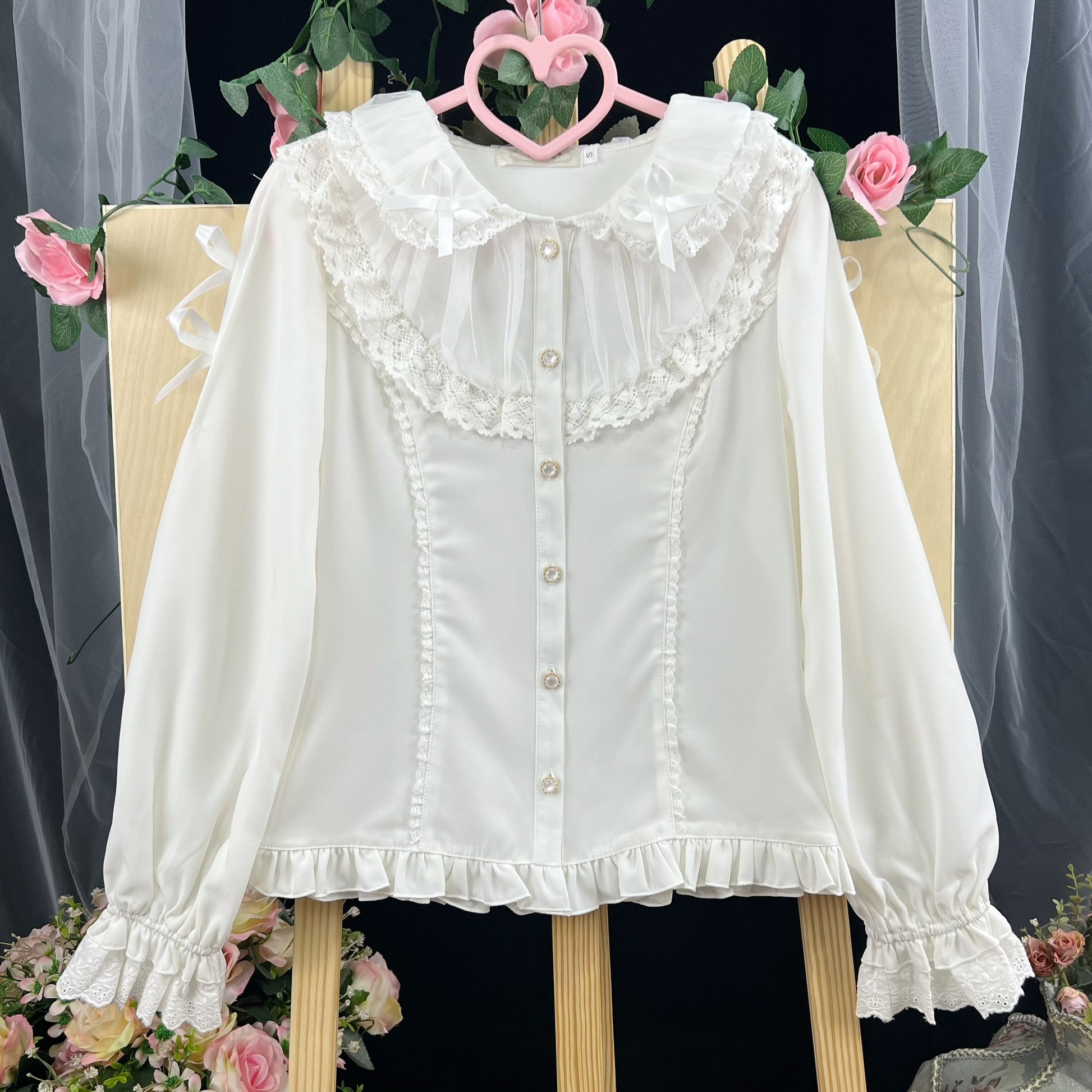 DMFS Lolita - Sweet Lolita Blouse Peter Pan Collar Shirt