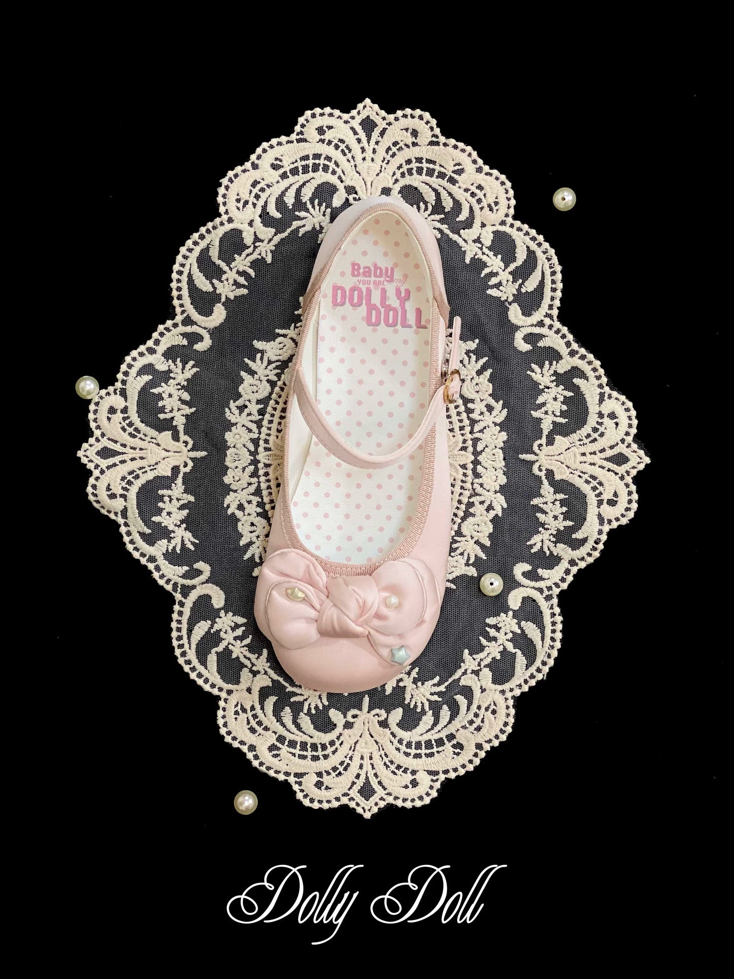 Dolly Doll - Little Fat Ding - Sweet Lolita Shoes Low Heel Round-toe Shoes