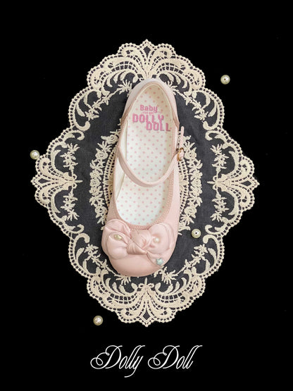 Dolly Doll - Little Fat Ding - Sweet Lolita Shoes Low Heel Round-toe Shoes