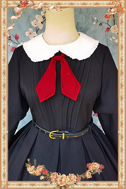 Infanta - Suliko - Maid Lolita OP Set with Soldier Style Waist Pack and Apron