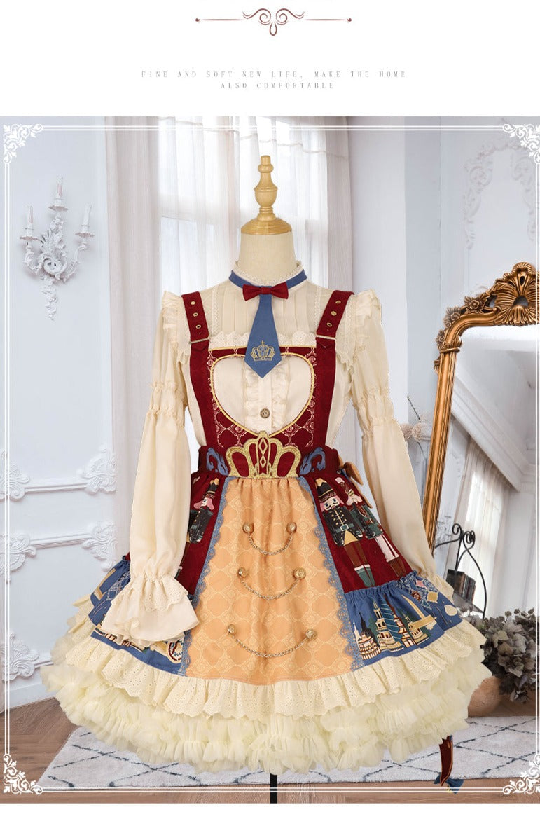 YingLuoFu - Santa Clara - Kawaii School Lolita JSK