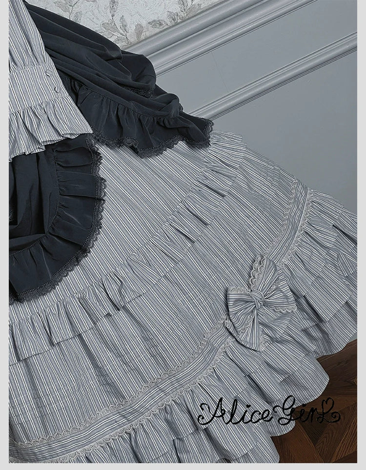 Alice Girl - Duke of Victoria - Classic Lolita Striped Blouse