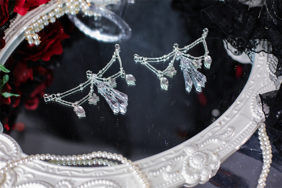 Sky Rabbit - Silver Pendant Shining Shoe Chain