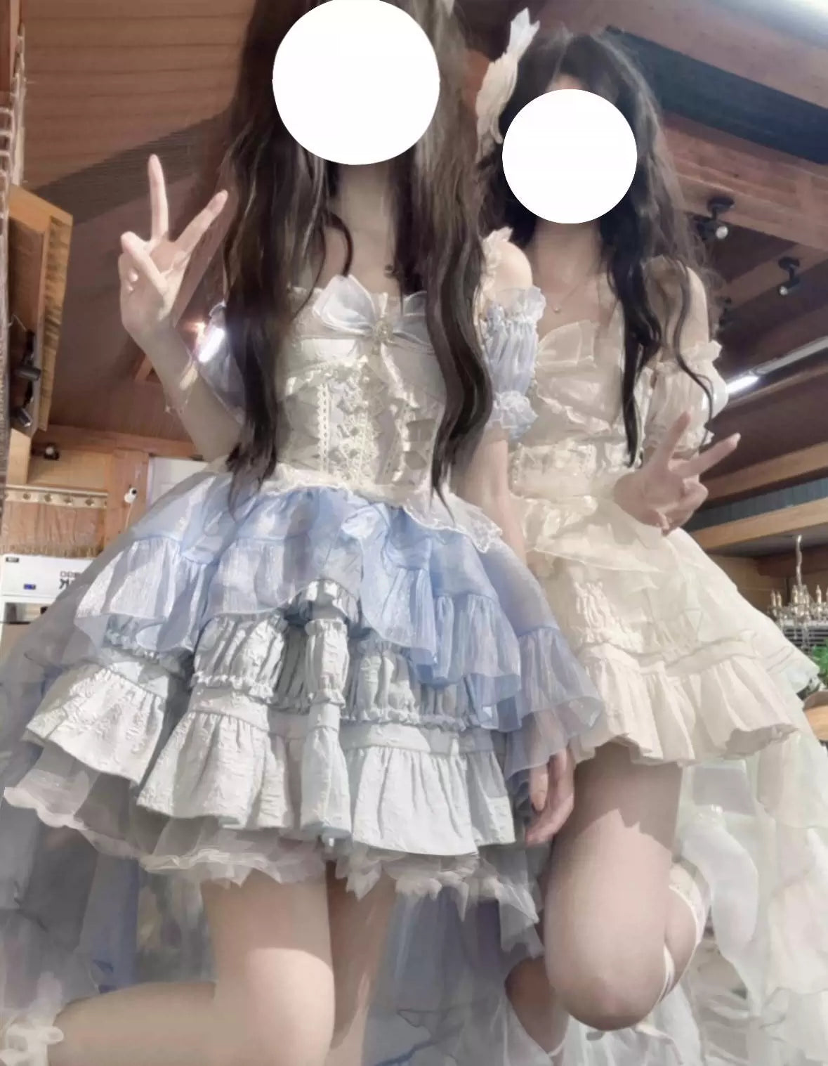 Sugar Girl - Rose Tale - Sweet Lolita Accessories Summer Trailing Short Sleeves KC