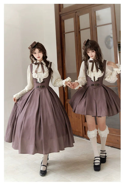 With PUJI - Ouji Lolita Shirt Bust-supporting JSK Dress