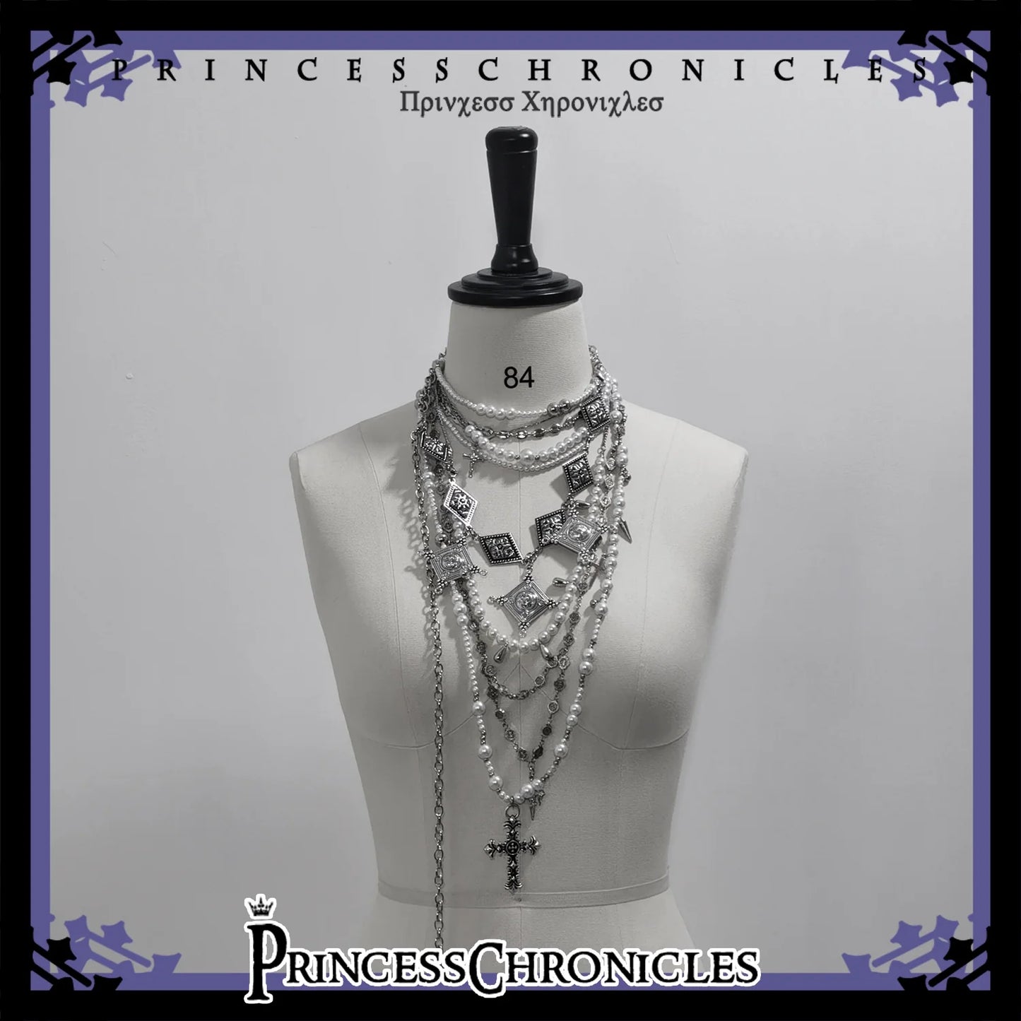 Princess Chronicles - Divine Covenant - Ouji Lolita Accessory Set Necklace and Bracelet