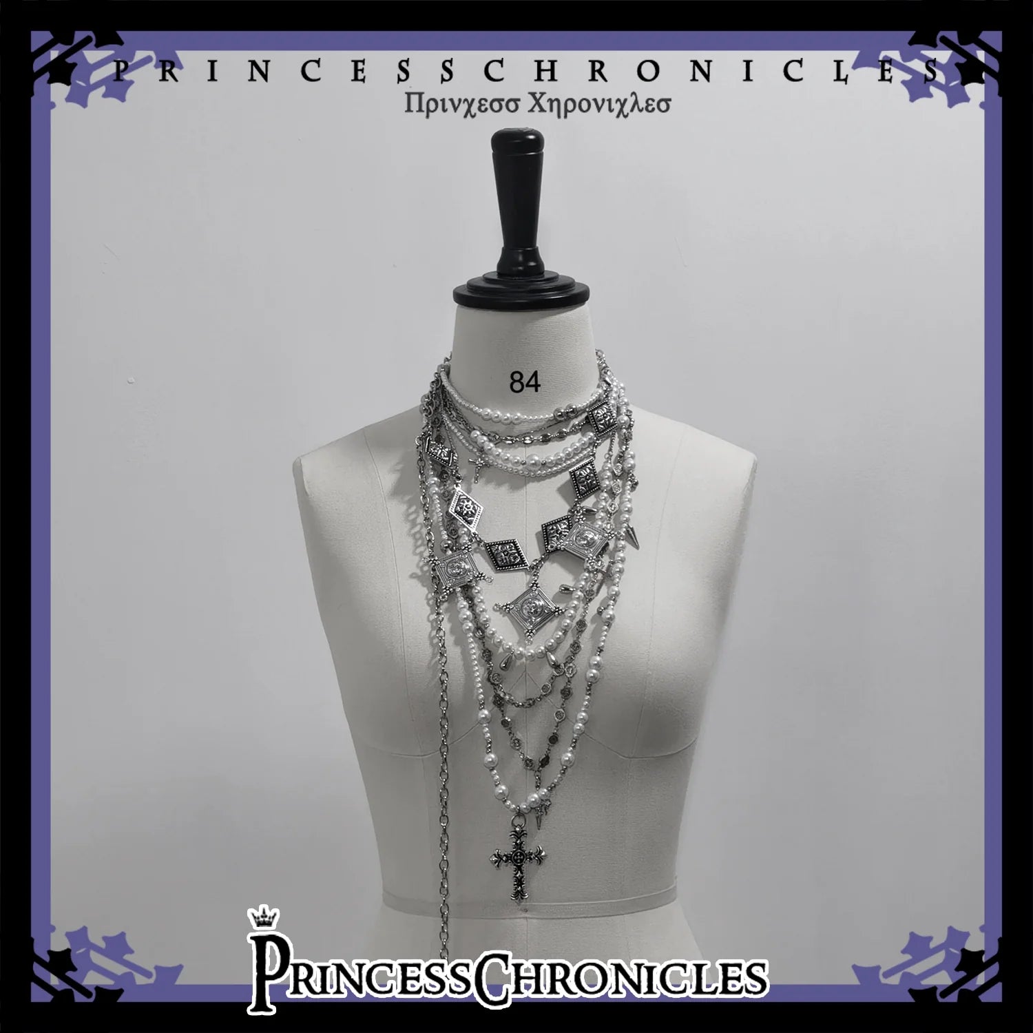 Princess Chronicles - Divine Covenant - Ouji Lolita Accessory Set Necklace and Bracelet