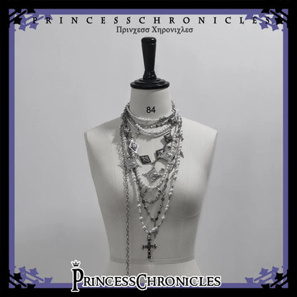 Princess Chronicles - Divine Covenant - Ouji Lolita Accessory Set Necklace and Bracelet