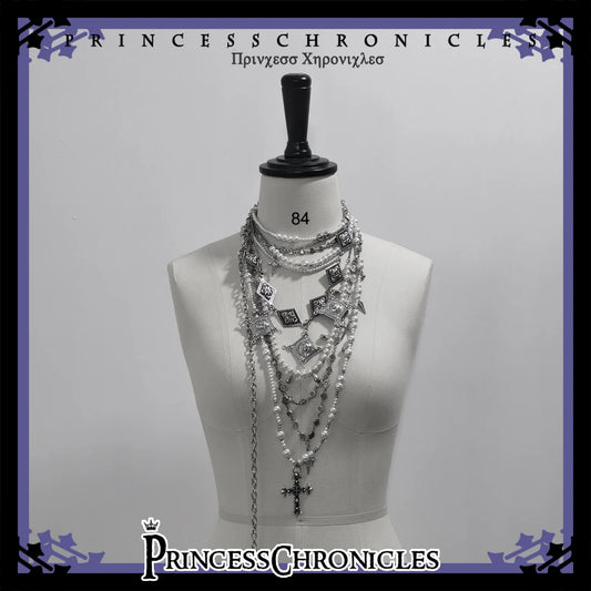 Princess Chronicles - Divine Covenant - Ouji Lolita Accessory Set Necklace and Bracelet