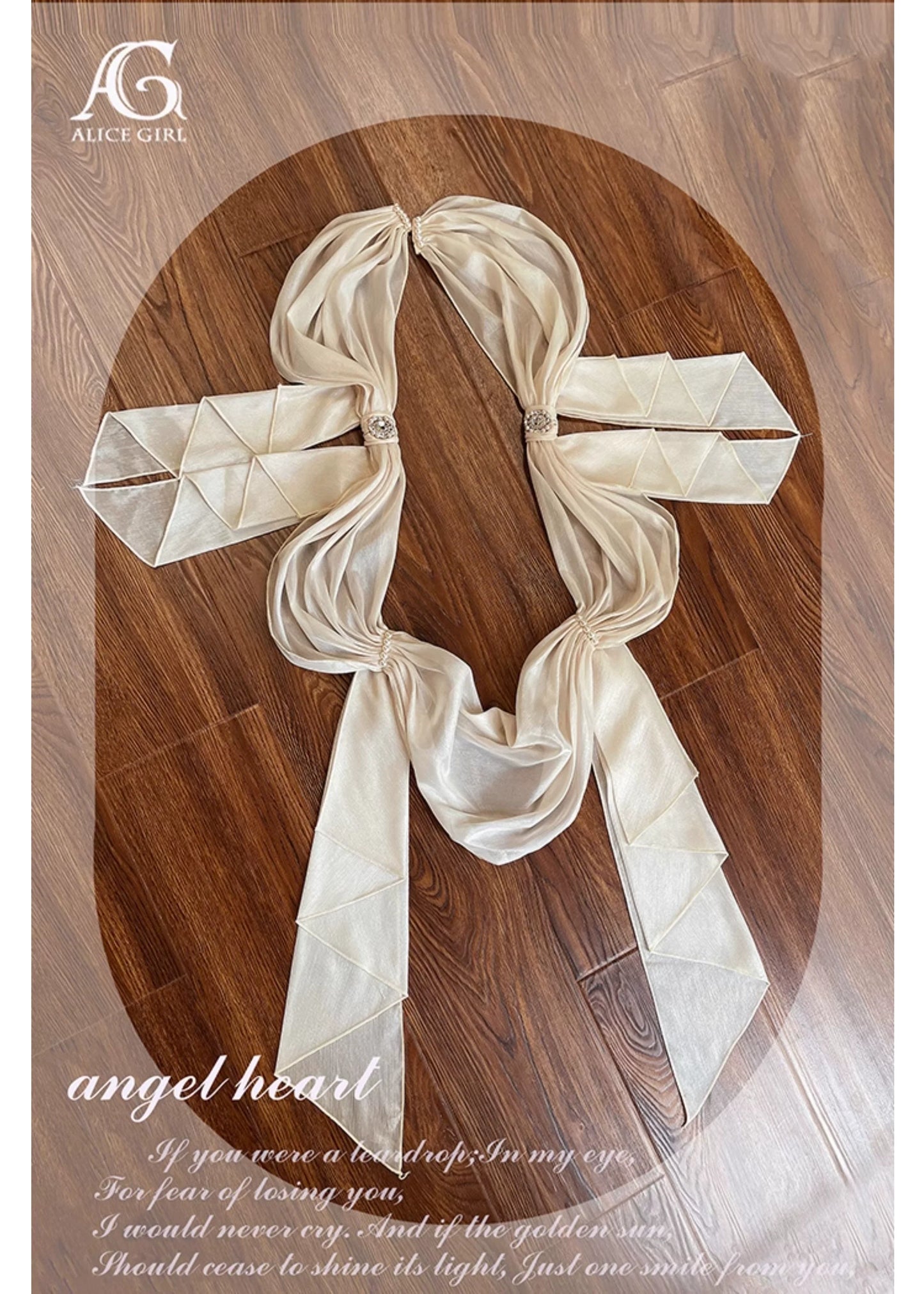 Alice Girl - Angel Heart - Sweet Lolita Bow Accessories