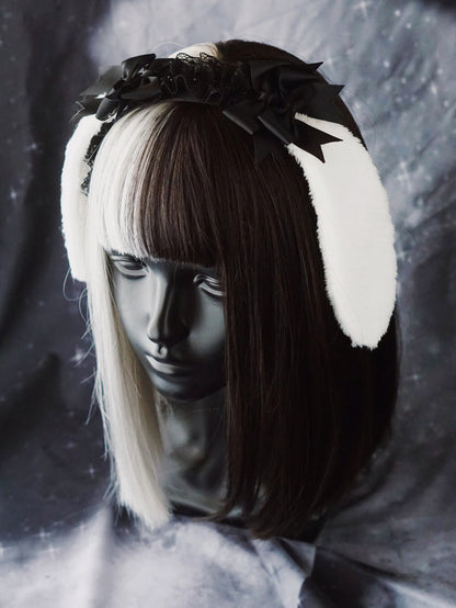Strange Sugar - Black Wings Halloween Goth Lolita Hairband