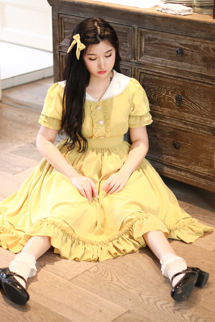 Sweet Wood - Plus Size Vintage Lolita OP Dress