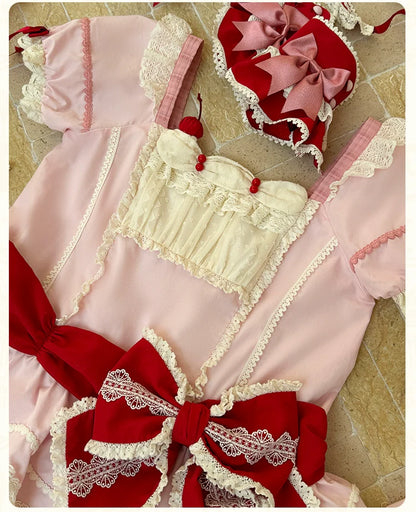 Mademoiselle Pearl - Cup Cake - Sweet Lolita OP Dress Kawaii Lolita JSK SK