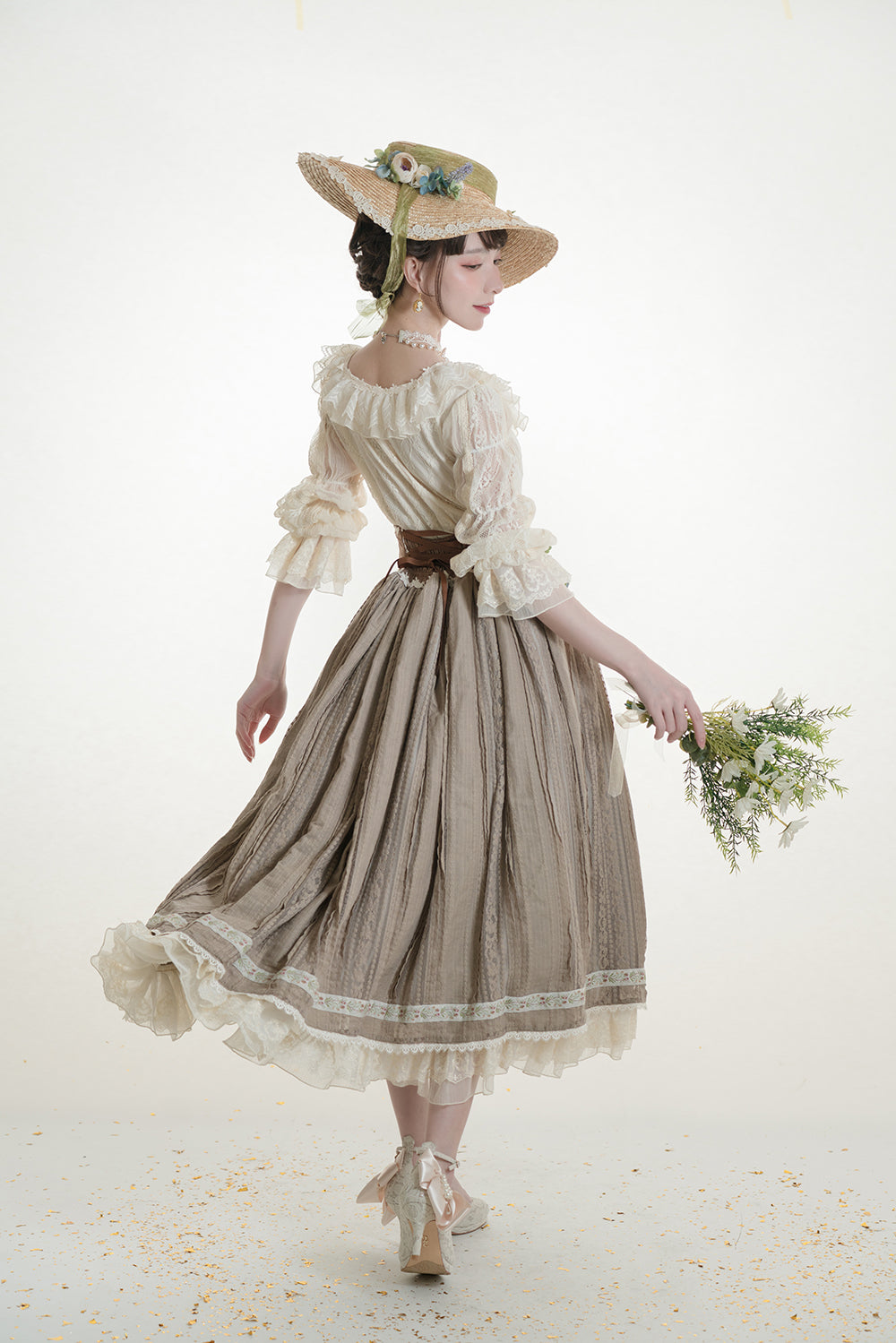Miss Point - The Sally Gardens - Lotus Root Sleeve Lolita Blouse