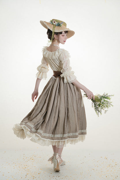 Miss Point - The Sally Gardens - Lotus Root Sleeve Lolita Blouse