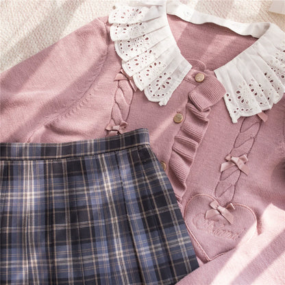 Dark Star Island - Sugar Frost - Sweet Lolita Cardigan Knit Embroidered Sweater