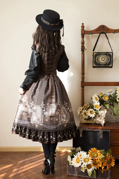 Miss Point - Demon Hunter's Diary - Gothic Lolita PU Leather Vest