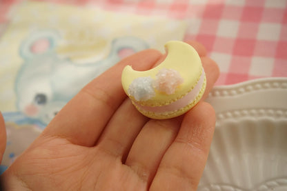 Cat Tea Party - Kwaii Lolita Accessories Moon Lollipop Clay Necklace Ring