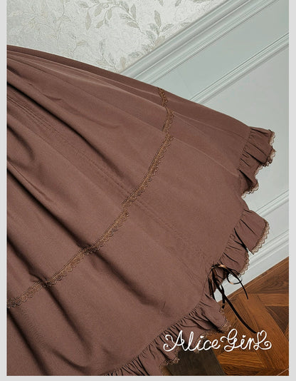 Alice Girl - Duke of Victoria - Classic Lolita SK & Overskirt Set
