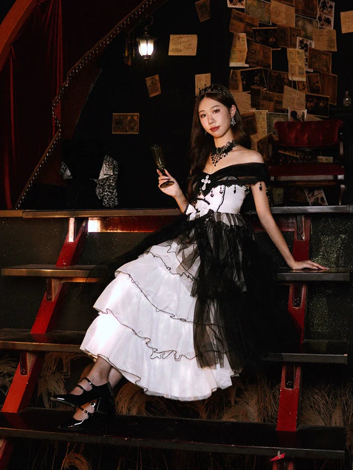 Daydream Whisper - Aphrodite - Gothic Lolita JSK Bridal Wedding Lolita Dress