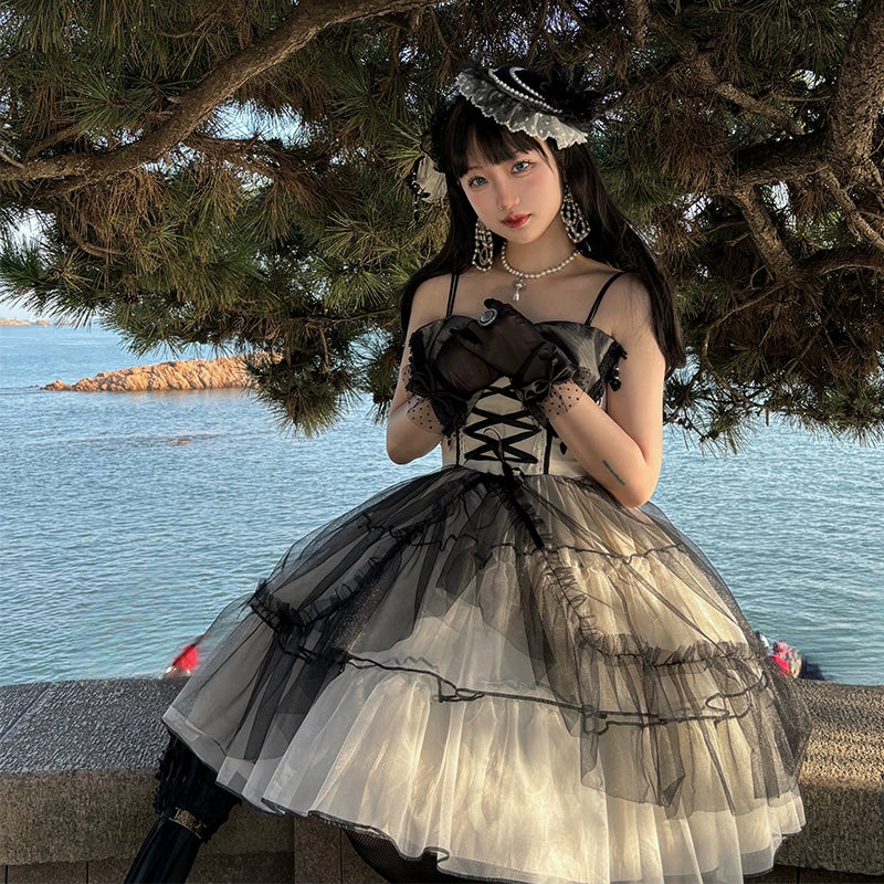 Daydream Whisper - Aphrodite - Gothic Lolita JSK Bridal Wedding Lolita Dress