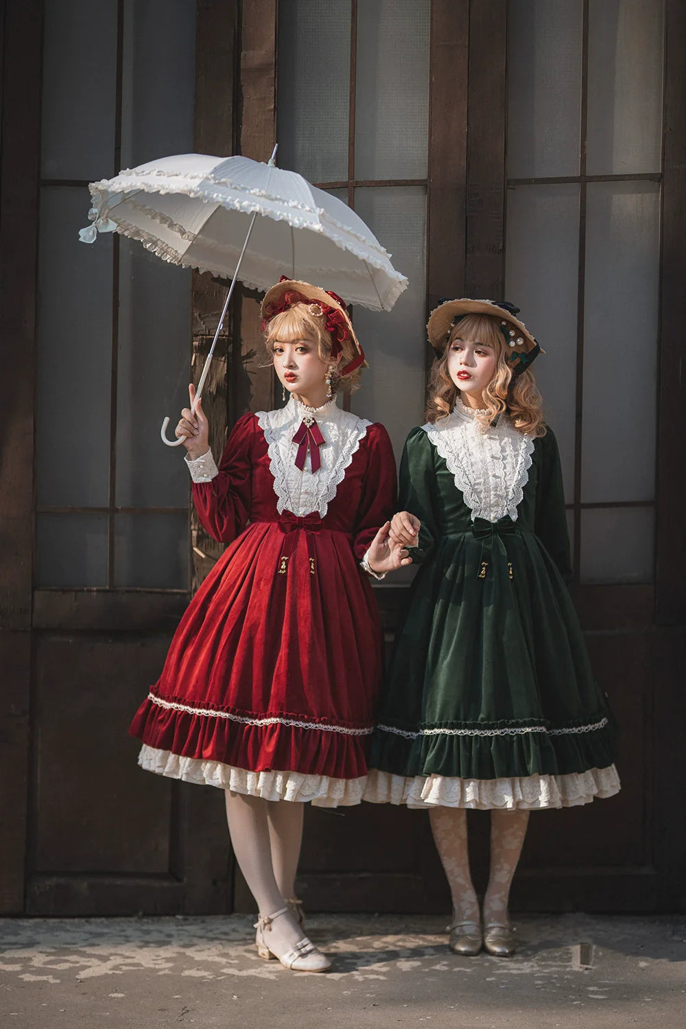 Miss Point - Customized Lolita Dress Vintage Elegant Velvet OP Dress